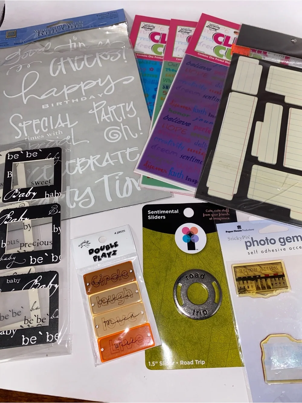 Large Bundle of Scrapbooking Supplies